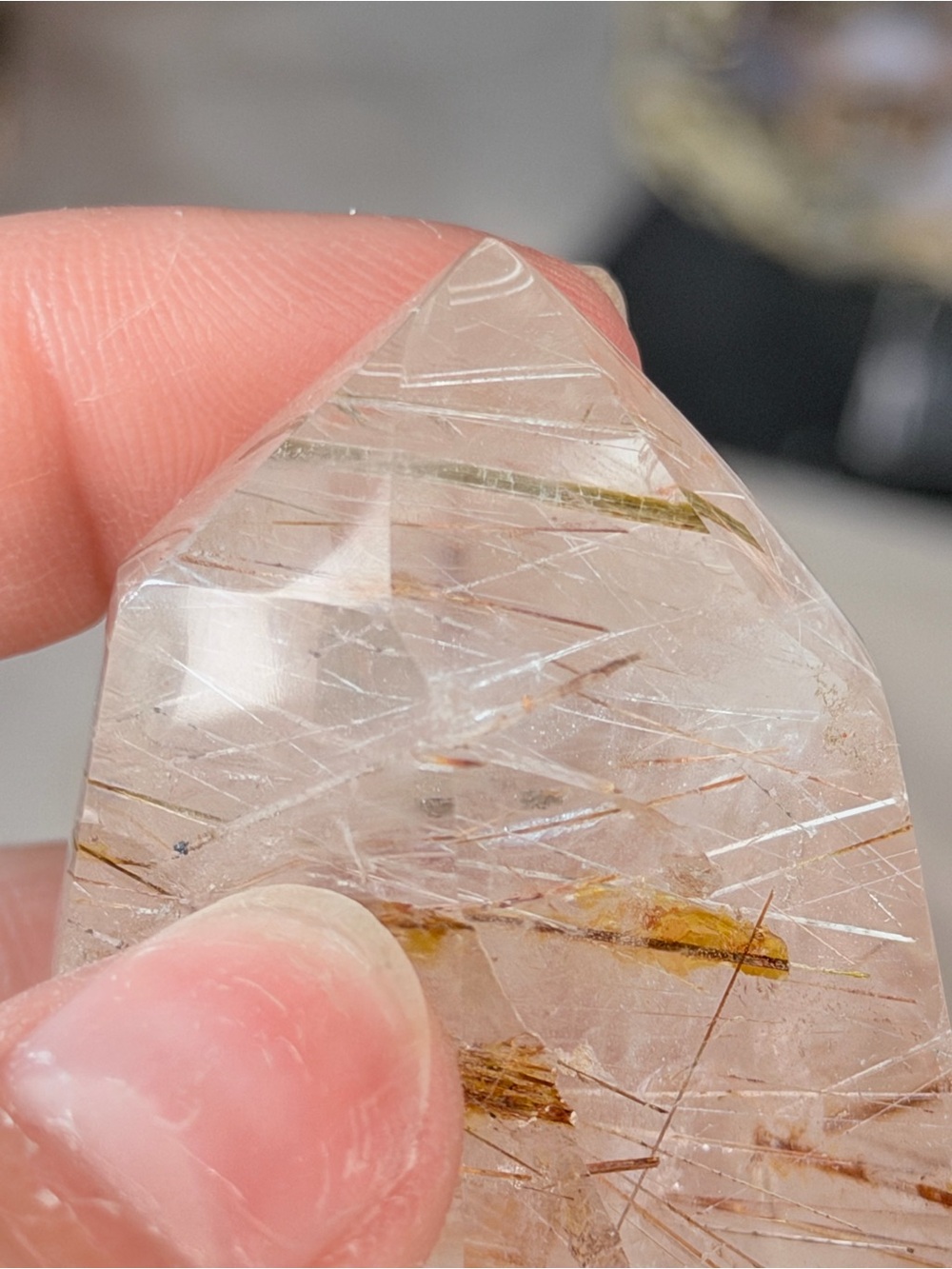 Clear Quartz Point | Rutile Inclusions - Multi-Tone Madagascar - Picture 5 of 11